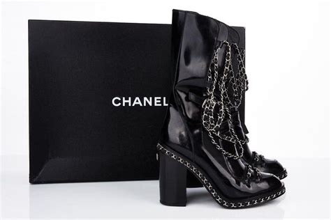 chanel bootd|chanel platform boots.